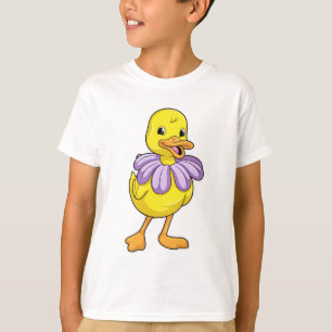 T-shirt Canard avec marguerite