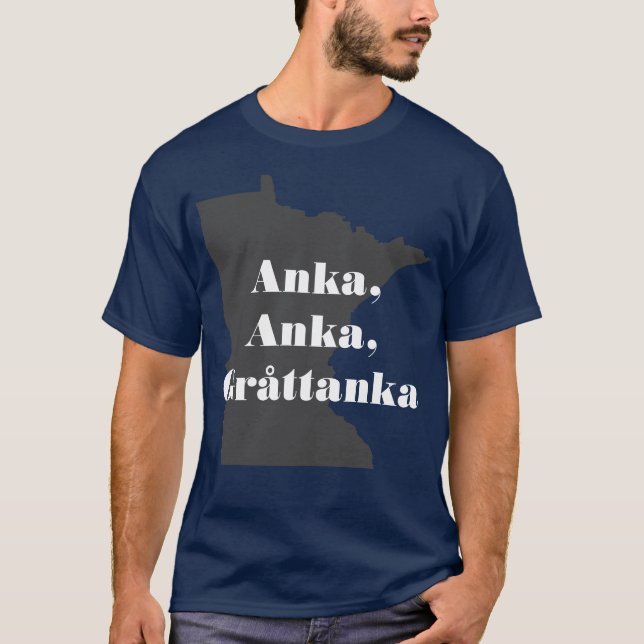 T-shirt Canard, canard, canard gris (Devant)