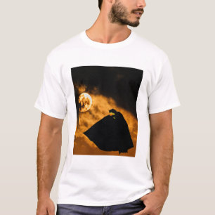 T-shirt Canard Canard la Chauve-souris et la lune