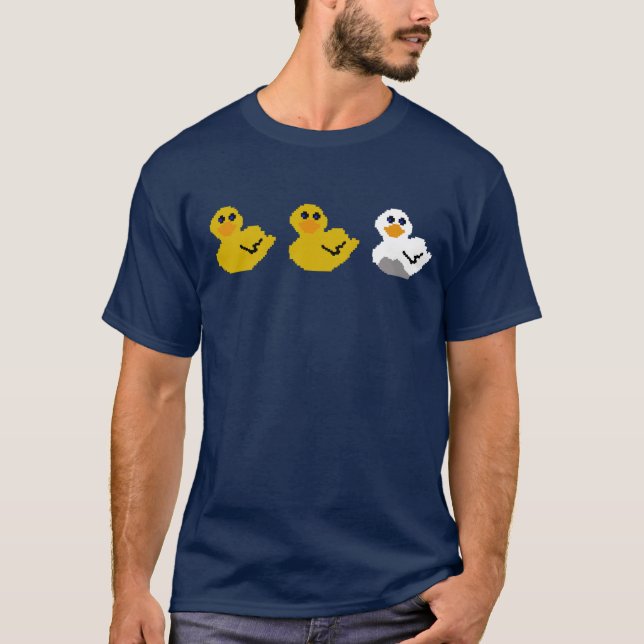 T-shirt canard-canard-oie (Devant)