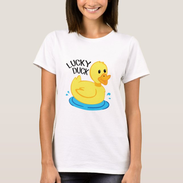 T-shirt Canard chanceux (Devant)
