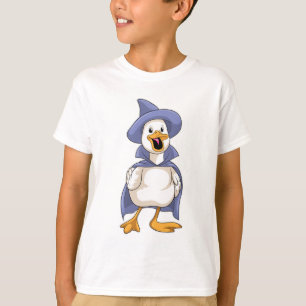T-shirt Canard comme sorcière avec Casquette