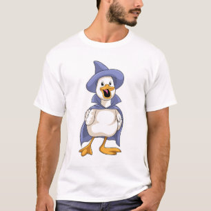 T-shirt Canard comme sorcière avec Casquette