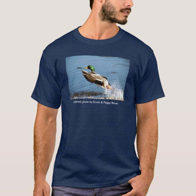 T-shirt Canard de T des hommes/Mallard (Devant)