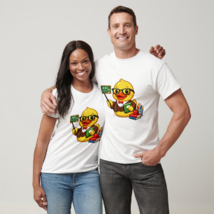 T-shirt Canard en caoutchouc enseignant