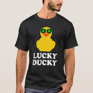 T-shirt Canard en caoutchouc Quatre feuilles C Lunettes de
