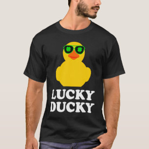 T-shirt Canard en caoutchouc Quatre feuilles C Lunettes de