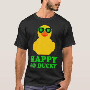 T-shirt Canard en caoutchouc Quatre feuilles Lunettes de s