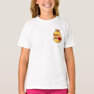T-shirt Canard en caoutchouc royal roi des enfants