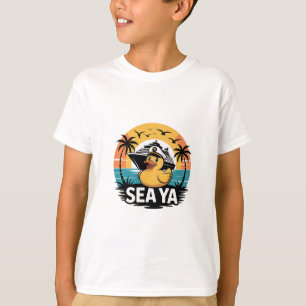 T-shirt Canard en caoutchouc Sea Ya Croisière Vacances Fam