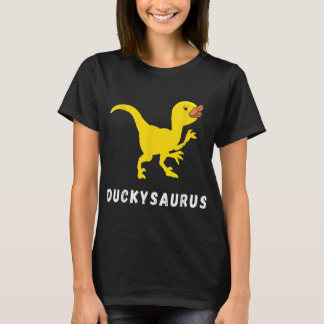 T-shirt Canard en caoutchouc T-Rex Canard Dino Dino Dino D