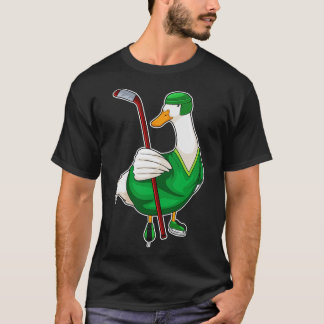 T-shirt Canard Hockey sur glace Baguette de hockey sur gla