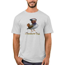 T-shirt canard mandarin