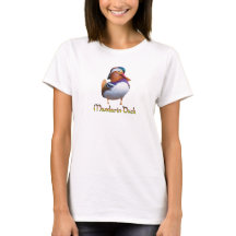 T-shirt canard mandarin