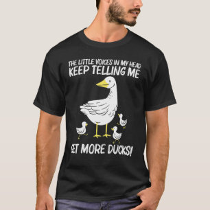T-shirt Canard Mignon Pour Hommes Femmes Caneton Canard Vo