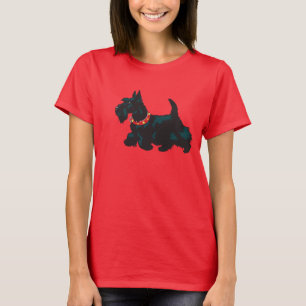 T-shirt canard-terrier écossais