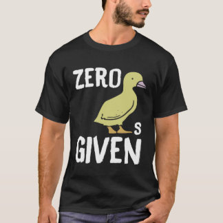 T-shirt Canard zéro couille
