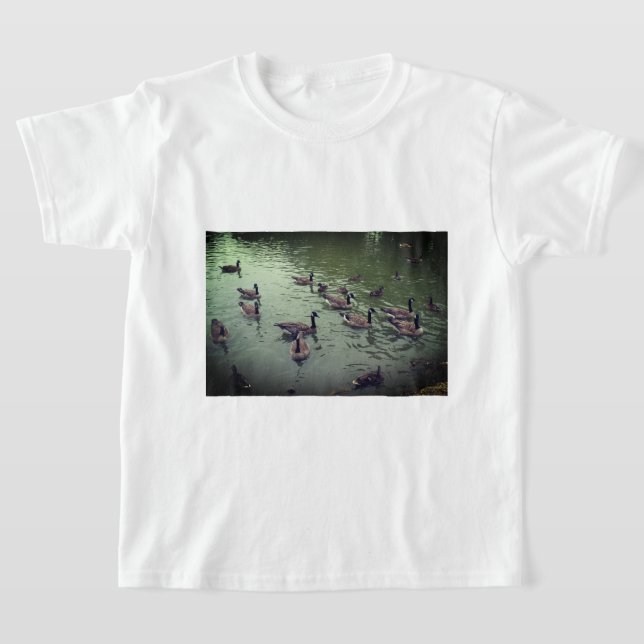 T-shirt Canards canadiens à l'oie et au colard (Poser)