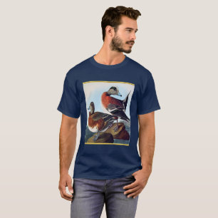 T-shirt Canards de Widgeon américain sur une roche