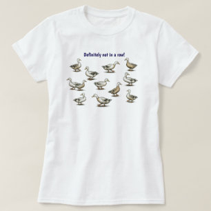 T-shirt Canards en rangée