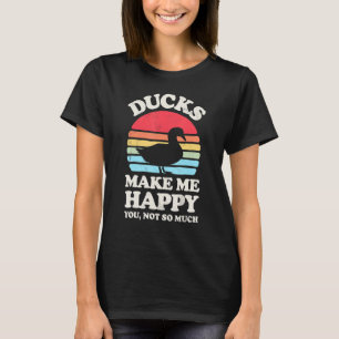 T-shirt Canards Me Rendre Heureux Amoureux De Canard Farme