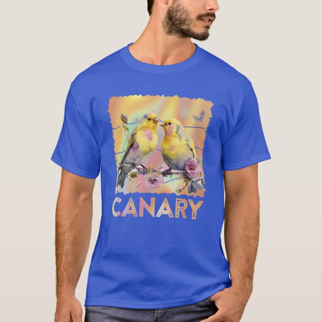 T-shirt Canaries Canary Amateurs d'oiseaux chanter Amis d' (Devant)