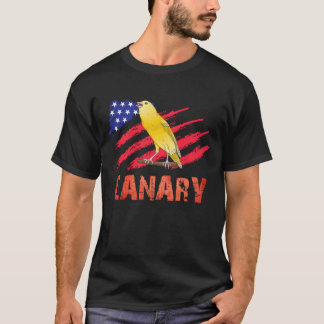 T-shirt Canary Amateur d'oiseaux Canaries Amateur canarien