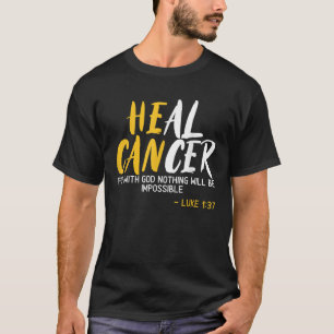 T-shirt Cancer de la guérison Mois de sensibilisation au c