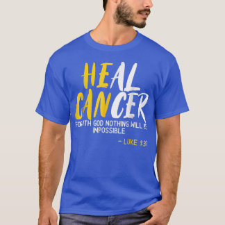 T-shirt Cancer de la guérison Mois de sensibilisation au c