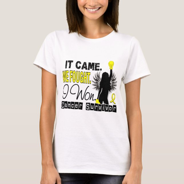 T-shirt Cancer de la vessie du survivant 22 (Devant)