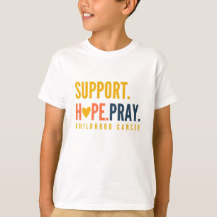 T-shirt cancer de l'enfance soutien espoir prière Enfants