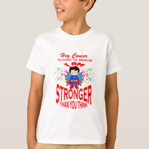 T-shirt cancer de l'enfant - plus fort que le cancer T-shi