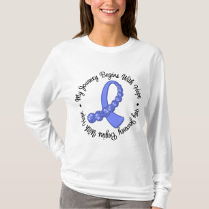 T-shirt Cancer De L'Esophage Mon Voyage Commence Par L'Esp