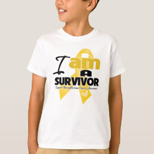 T-shirt Cancer de neuroblastome - je suis un survivant