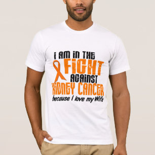 T-shirt CANCER de REIN dans le combat pour mon épouse 1