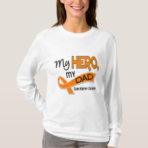 T-shirt Cancer de rein MON HÉROS MON PAPA 42