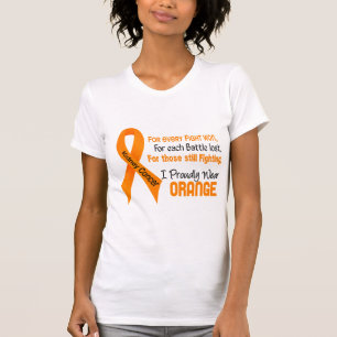 T-shirt Cancer de rein pour le chaque ..... je porte