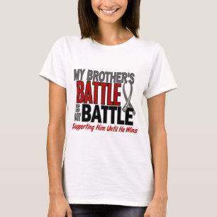 T-shirt Cancer du cerveau MA BATAILLE TROP 1 frère