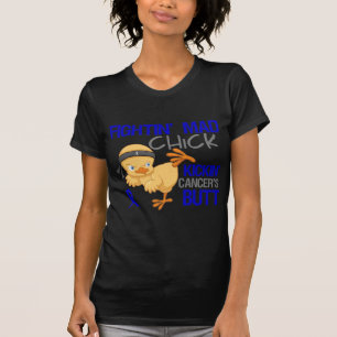 T-shirt Cancer du colon de poussin de Fightin