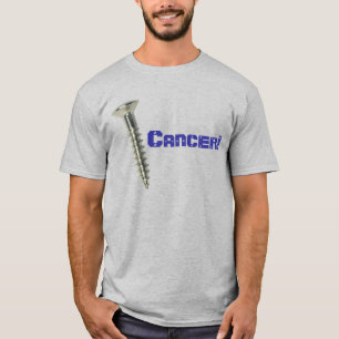 T-shirt Cancer du colon de vis ! (Lettres de marine)