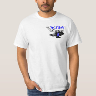 T-shirt Cancer du colon drôle de vis