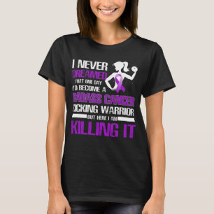 T-shirt cancer du pancréas femmes guerrières