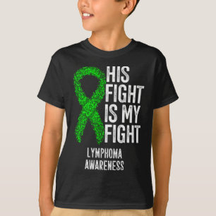 T-shirt Cancer du Sang Sa lutte est mon combat Lymphoma Aw
