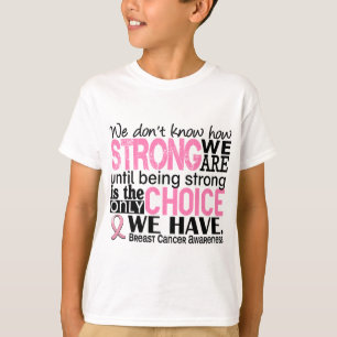 T-shirt Cancer du sein comme nous forts sommes