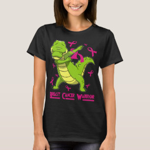 T-shirt cancer du sein de l'alligator