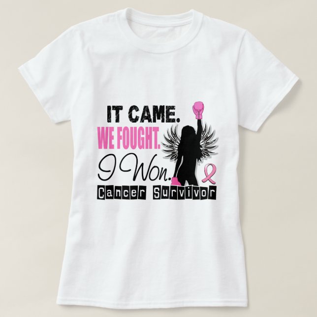 T-shirt Cancer du sein du survivant 22 (Design devant)