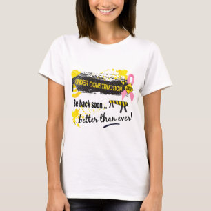 T-shirt Cancer du sein en construction