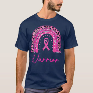 T-shirt Cancer du sein Guerrier rose arc-en-ciel Cancer du