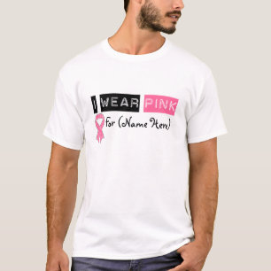 T-shirt Cancer du sein rose de ruban d'usage de la