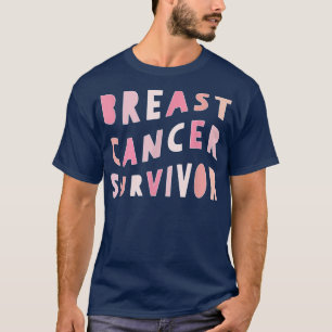 T-shirt Cancer du sein Survivant combat Pink Ribbon Strong